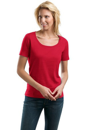 Port Authority Ladies Concept Scoop Tee. LM1003 Red blaze