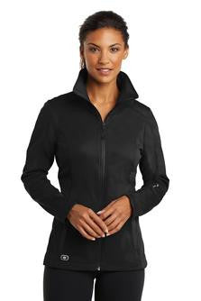 OGIO ENDURANCE Ladies Crux Soft Shell. LOE720 Blacktop