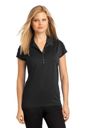 OGIO Ladies Linear Polo. LOG1030 Blacktop