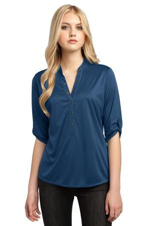 OGIO - Crush Henley. LOG111 Blue indigo