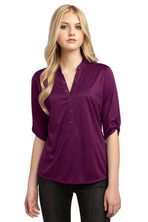 OGIO - Crush Henley. LOG111 Purple luxe