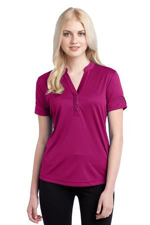 OGIO Gaze Henley. LOG114 Berry burst