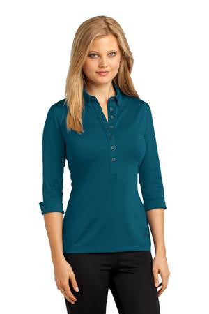 OGIO Ladies Gauge Polo. LOG122 Teal throttle