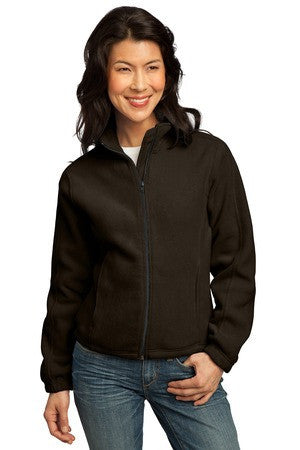 Port Authority Ladies R-Tek Fleece Full-Zip Jacket.  LP77 Brown