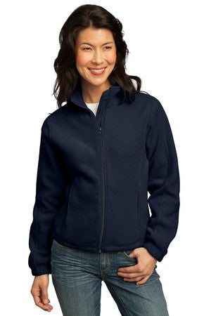 Port Authority Ladies R-Tek Fleece Full-Zip Jacket.  LP77 Navy