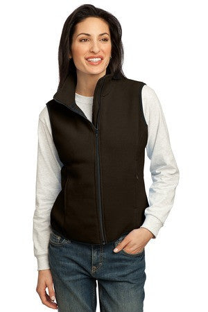 Port Authority Ladies R-Tek Fleece Vest.  LP79 Brown