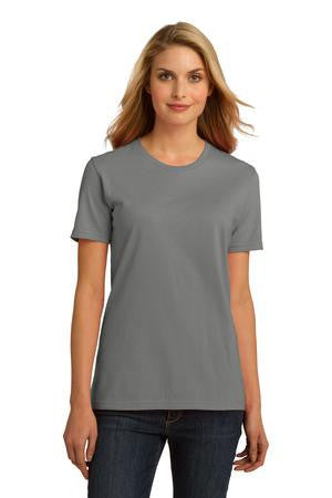 Port & Company Ladies Essential 100% Organic Ring Spun Cotton T-Shirt. LPC150ORG Medium grey