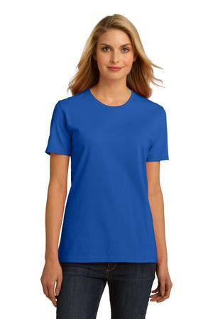 Port & Company Ladies Essential 100% Organic Ring Spun Cotton T-Shirt. LPC150ORG Royal