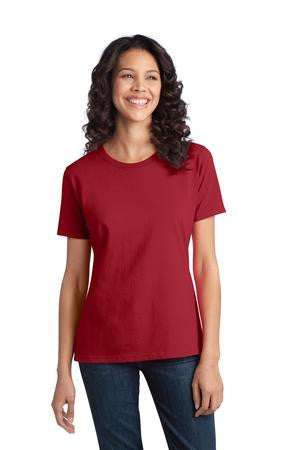 Port & Company - Ladies Essential Ring Spun Cotton T-Shirt. LPC150 Red
