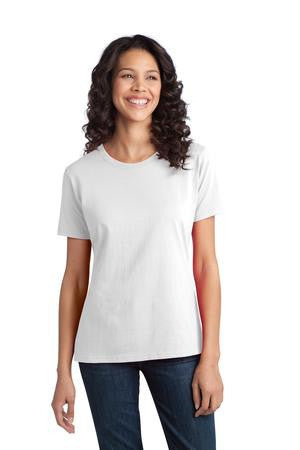 Port & Company - Ladies Essential Ring Spun Cotton T-Shirt. LPC150 White