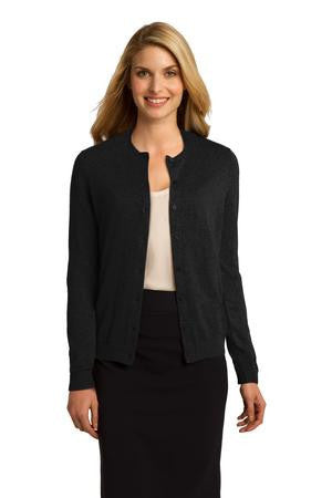 Port Authority Ladies Cardigan. LSW287 Black