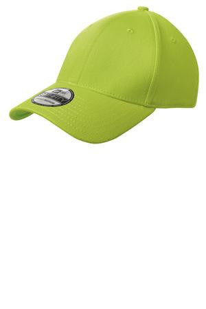 New Era - Structured Stretch Cotton Cap.  NE1000 Cyber green