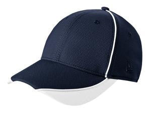 New Era - Contrast Piped BP Performance Cap. NE1050 Deep Navy/White