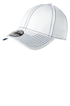 New Era - Performance Mesh Contrast Stitch Cap. NE1060 White/deep navy