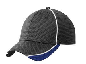 New Era Hex Mesh Cap. NE1070 Graphite/ Royal/ White
