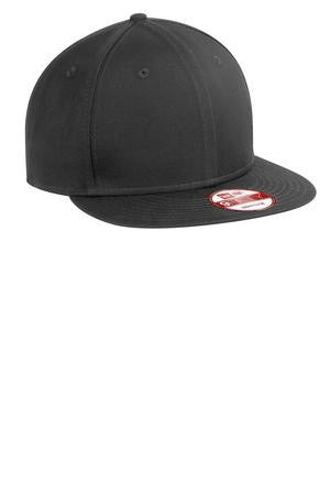 New Era - Flat Bill Snapback Cap. NE400 Charcoal