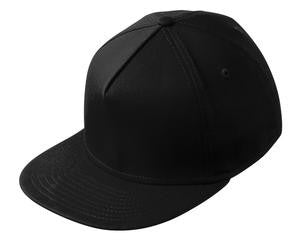 New Era Flat Bill Stretch Cap. NE401 Black