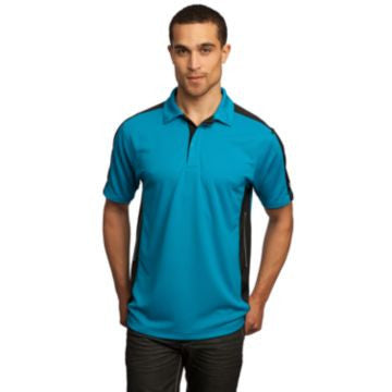 OGIO - Trax Polo. OG106 Voltage Blue/Blacktop/Silver Grey