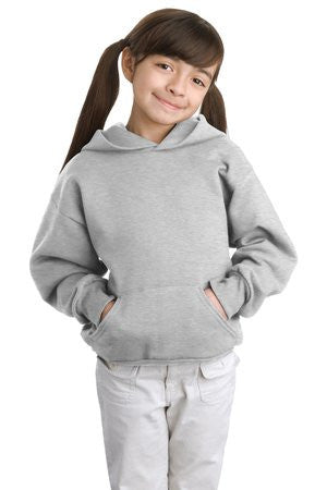 Hanes - Youth Comfortblend EcoSmart Pullover Hooded Sweatshirt.  P470 Ash