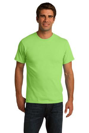 Port & Company Essential 100% Organic Ring Spun Cotton T-Shirt. PC150ORG Lime