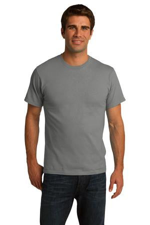 Port & Company Essential 100% Organic Ring Spun Cotton T-Shirt. PC150ORG Medium grey