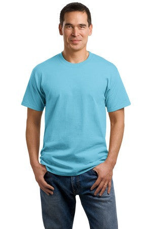 Port & Company - 5.4-oz 100% Cotton T-Shirt. PC54 Aquatic blue