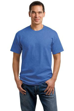 Port & Company - 5.4-oz 100% Cotton T-Shirt. PC54 Heather royal