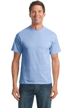 Port & Company Tall 50/50 Cotton/Poly T-Shirts. PC55T Aquatic blue