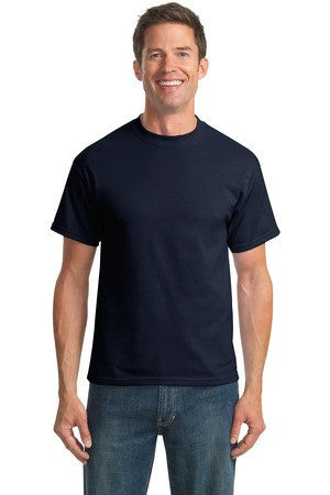 Port & Company Tall 50/50 Cotton/Poly T-Shirts. PC55T Aquatic blue