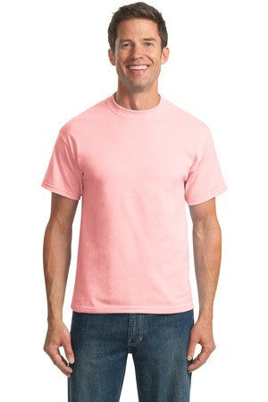 Port & Company - 50/50 Cotton/Poly T-Shirt.  PC55 Pale pink