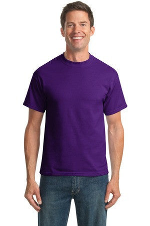 Port & Company Tall 50/50 Cotton/Poly T-Shirts. PC55T Aquatic blue