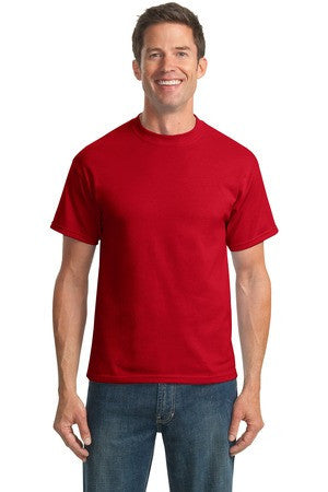 Port & Company Tall 50/50 Cotton/Poly T-Shirts. PC55T Aquatic blue