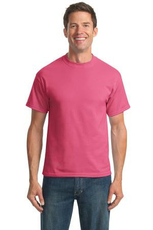 Port & Company Tall 50/50 Cotton/Poly T-Shirts. PC55T Aquatic blue