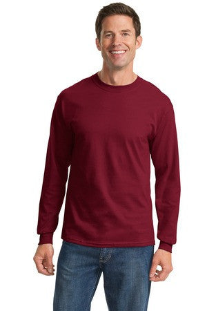 Port & Company - Tall Long Sleeve Essential T-Shirt. PC61LST Aquatic blue