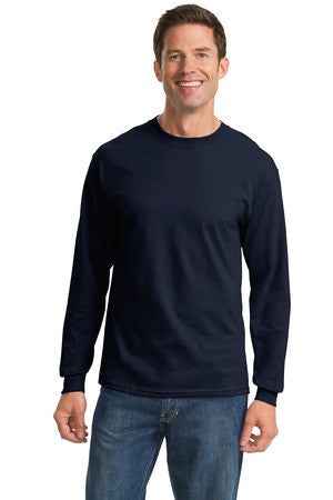 Port & Company - Tall Long Sleeve Essential T-Shirt. PC61LST Aquatic blue