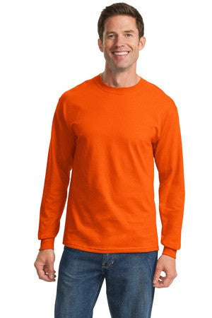 Port & Company - Tall Long Sleeve Essential T-Shirt. PC61LST Aquatic blue