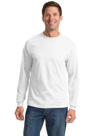 Port & Company - Tall Long Sleeve Essential T-Shirt. PC61LST Aquatic blue
