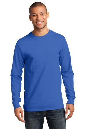 Port & Company - Long Sleeve Essential T-Shirt. PC61LS Royal