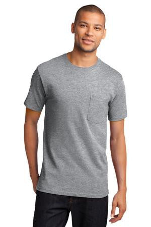 Port & Company - Tall Essential T-Shirt with Pocket. PC61PT Athletic Heather