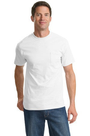 Port & Company - Tall Essential T-Shirt with Pocket. PC61PT Ash