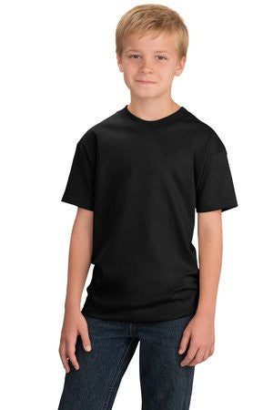 Port & Company - Youth Essential T-Shirt. PC61Y Jet black