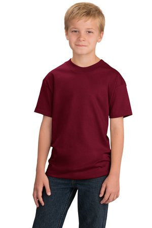 Port & Company - Youth Essential T-Shirt. PC61Y Cardinal