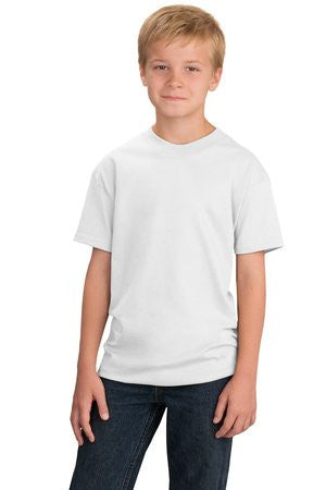 Port & Company - Youth Essential T-Shirt. PC61Y White