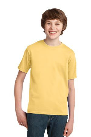 Port & Company - Youth Essential T-Shirt. PC61Y Daffodil Yellow