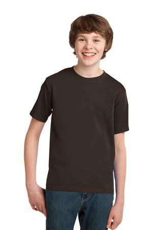 Port & Company - Youth Essential T-Shirt. PC61Y Dark Chocolate Brown