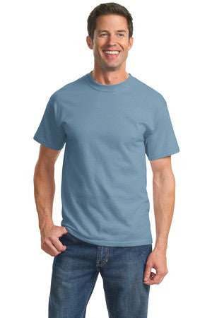 Port & Company - Tall Essential T-Shirt.  PC61T Stonewashed Blue