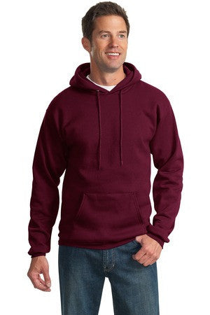Port & Company - Classic Pullover Hooded Sweatshirt. PC78H Maroon