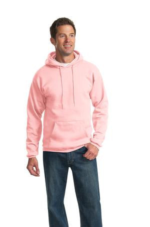 Port & Company - Classic Pullover Hooded Sweatshirt. PC78H Pale pink
