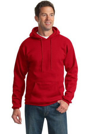 Port & Company - Classic Pullover Hooded Sweatshirt. PC78H Red