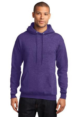 Port & Company - Classic Pullover Hooded Sweatshirt. PC78H Heather Purple